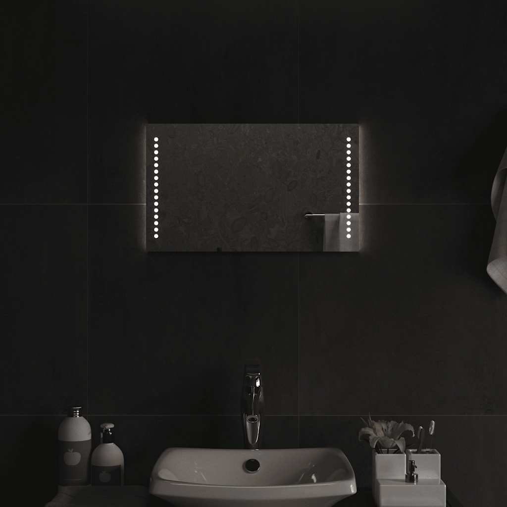 LED-Badspiegel 50x30 cm