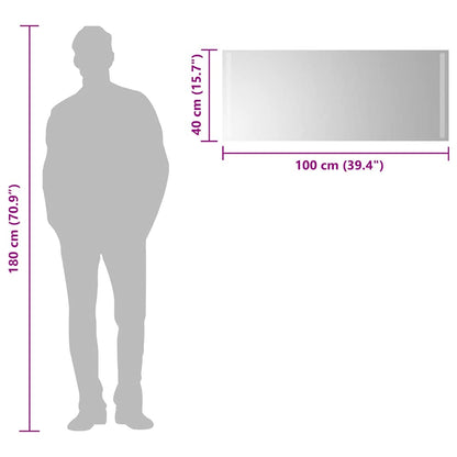 LED-Badspiegel 100x40 cm