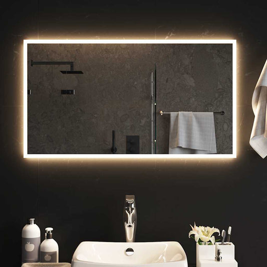 LED-Badspiegel 90x50 cm