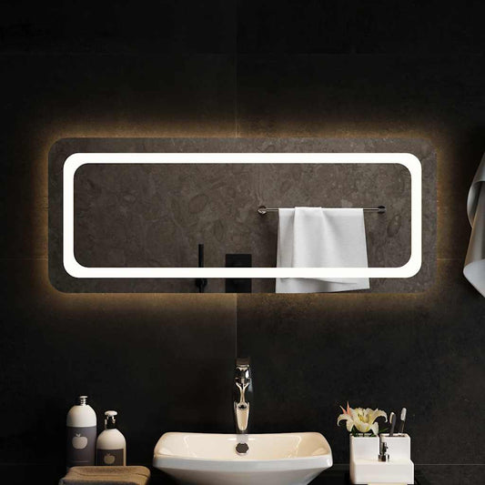 LED-Badspiegel 100x40 cm