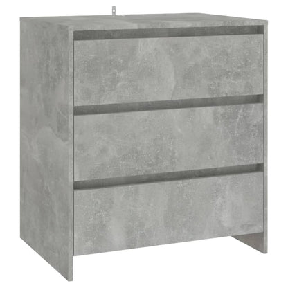2-tlg. Sideboard Betongrau Holzwerkstoff