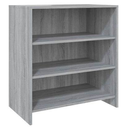 2-tlg. Sideboard Grau Sonoma Holzwerkstoff