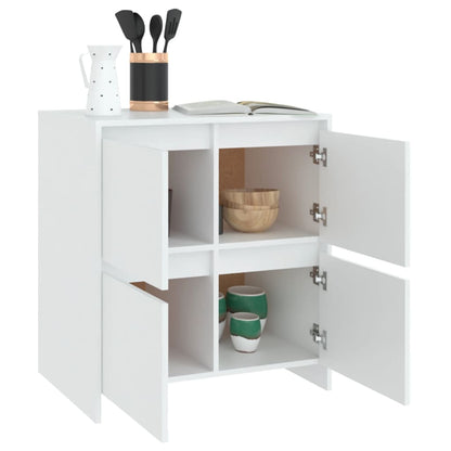 Sideboards 2 Stk. Weiß 70x41x75 cm Holzwerkstoff