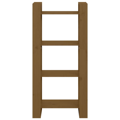 Bücherregal/Raumteiler Honigbraun 60x35x125cm Massivholz Kiefer