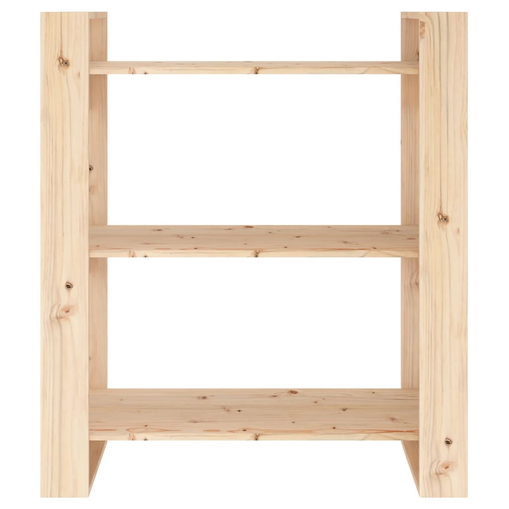 Bücherregal/Raumteiler 80 x 35 x 91 cm Massivholz Kiefer