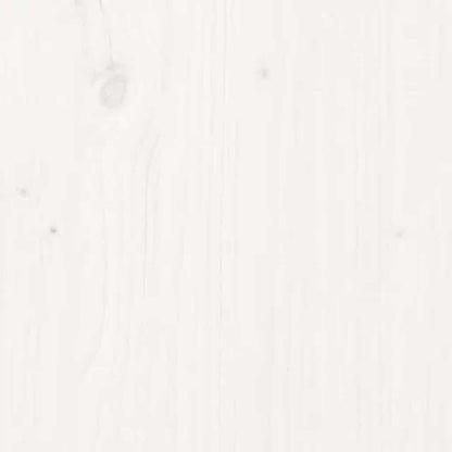 Nachttisch Weiß 40x35x49 cm Massivholz Kiefer