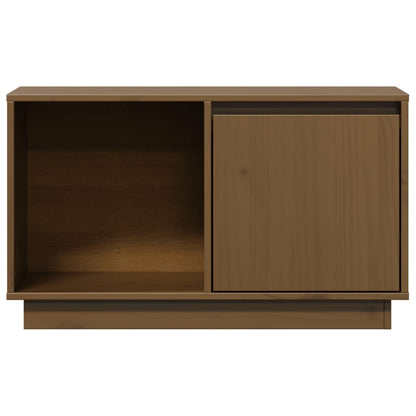 TV-Schrank Honigbraun 74x35x44 cm Massivholz Kiefer