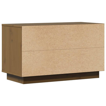 TV-Schrank Honigbraun 74x35x44 cm Massivholz Kiefer