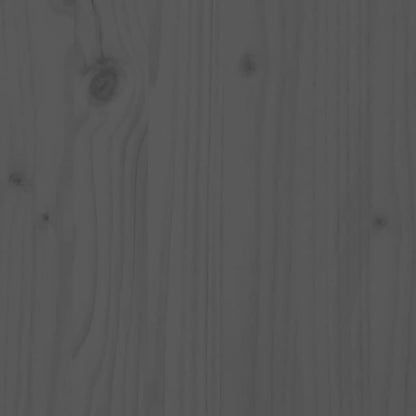 TV-Schrank Grau 110,5x35x44 cm Massivholz Kiefer