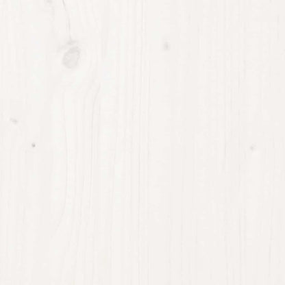 Nachttisch Weiß 60x34x51 cm Massivholz Kiefer