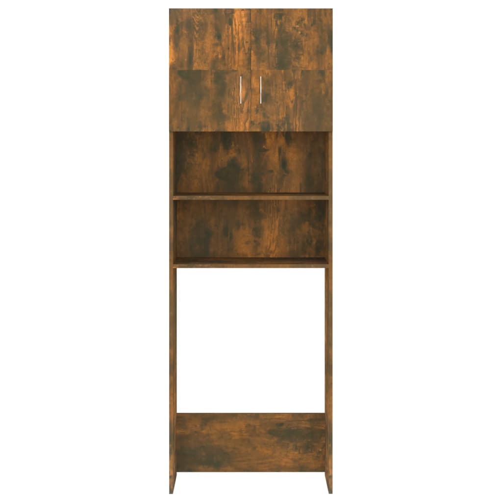 Waschmaschinenschrank Räuchereiche 64x25,5x190 cm