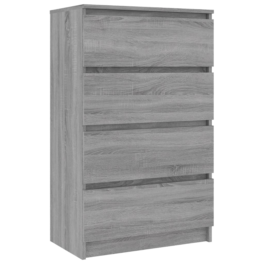 Sideboard Grau Sonoma 60x35x98,5 cm Holzwerkstoff