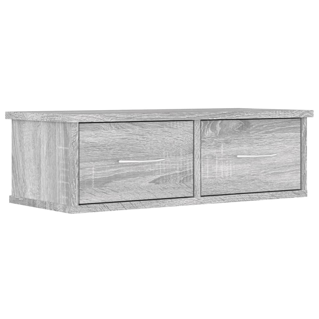 Wandschrank Grau Sonoma 60x26x18,5 cm Holzwerkstoff