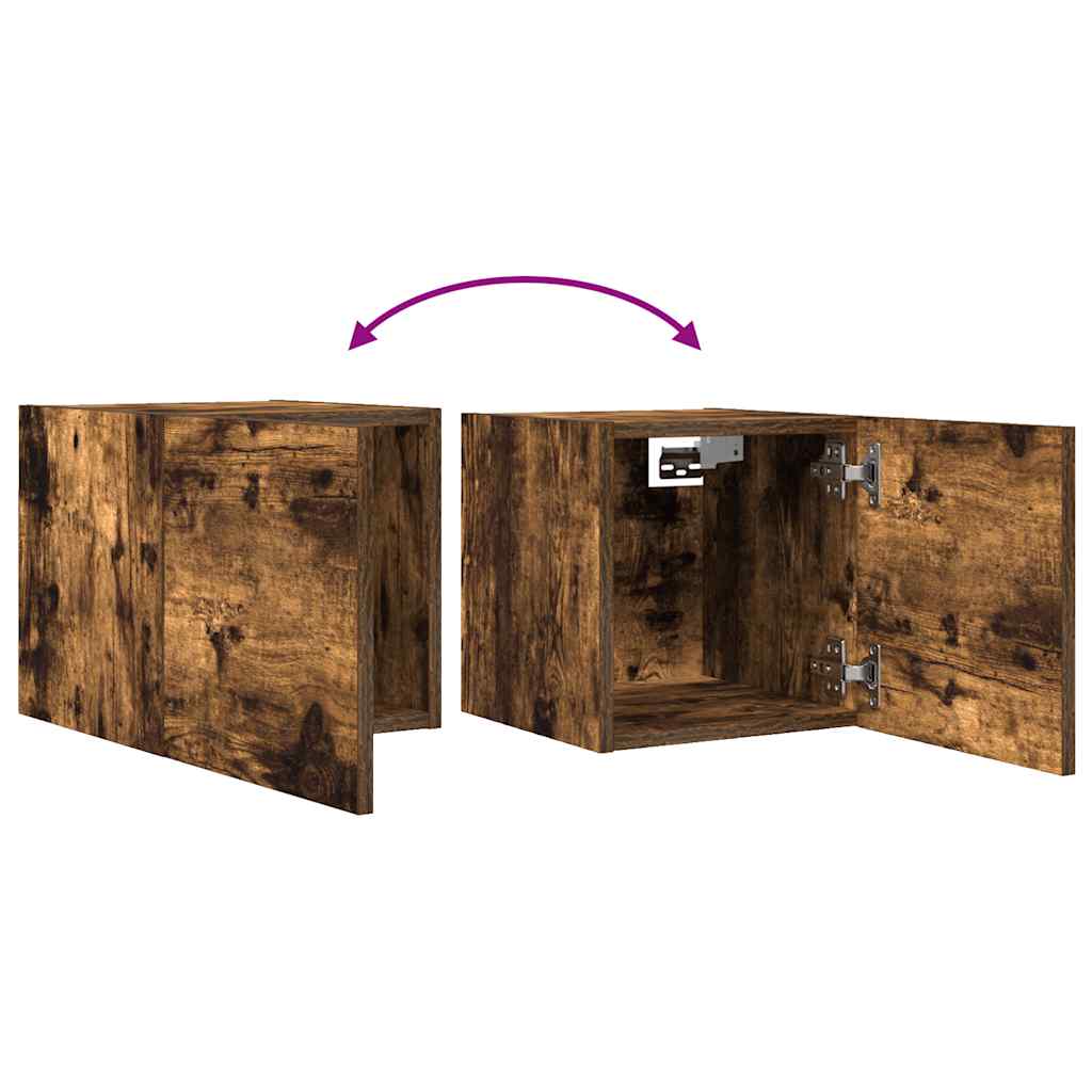 TV-Wandschrank Räuchereiche 30,5x30x30 cm