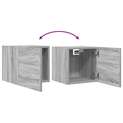 TV-Wandschrank Grau Sonoma 30,5x30x30 cm