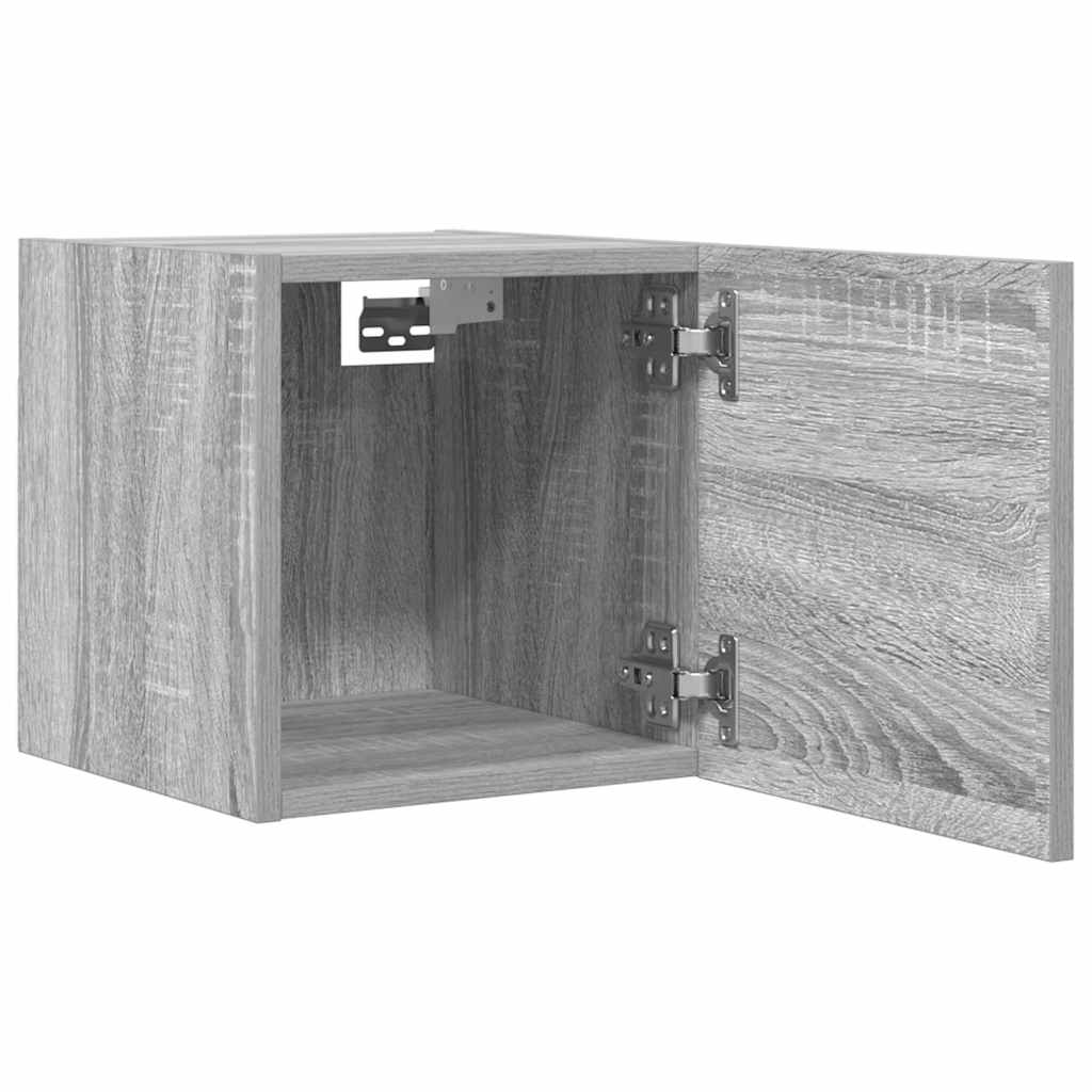 TV-Wandschrank Grau Sonoma 30,5x30x30 cm
