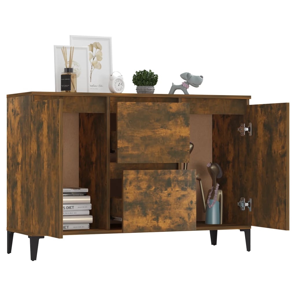 Sideboard Räuchereiche 104x35x70 cm Holzwerkstoff