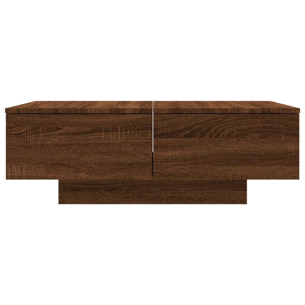 Couchtisch Braun Eichen-Optik 90x60x31 cm Holzwerkstoff