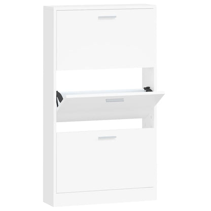 Schuhschrank Weiß 59 x 17 x 108 cm Holzwerkstoff