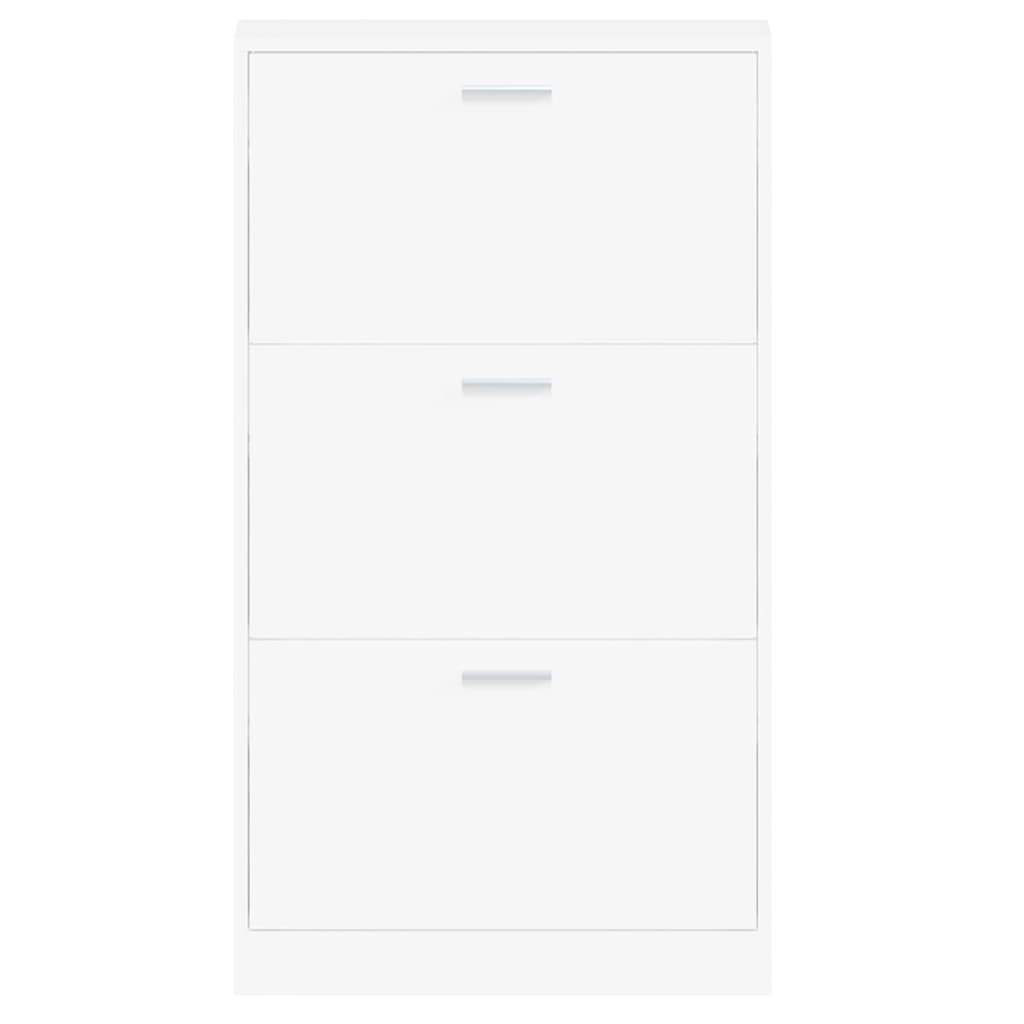 Schuhschrank Weiß 59 x 17 x 108 cm Holzwerkstoff