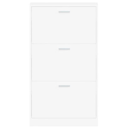 Schuhschrank Weiß 59 x 17 x 108 cm Holzwerkstoff