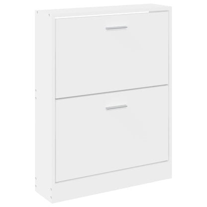 Schuhschrank Weiß 59 x 17 x 81 cm Holzwerkstoff