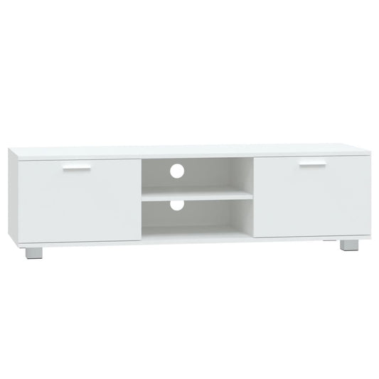 TV-Schrank Weiß 140x40,5x35 cm Holzwerkstoff