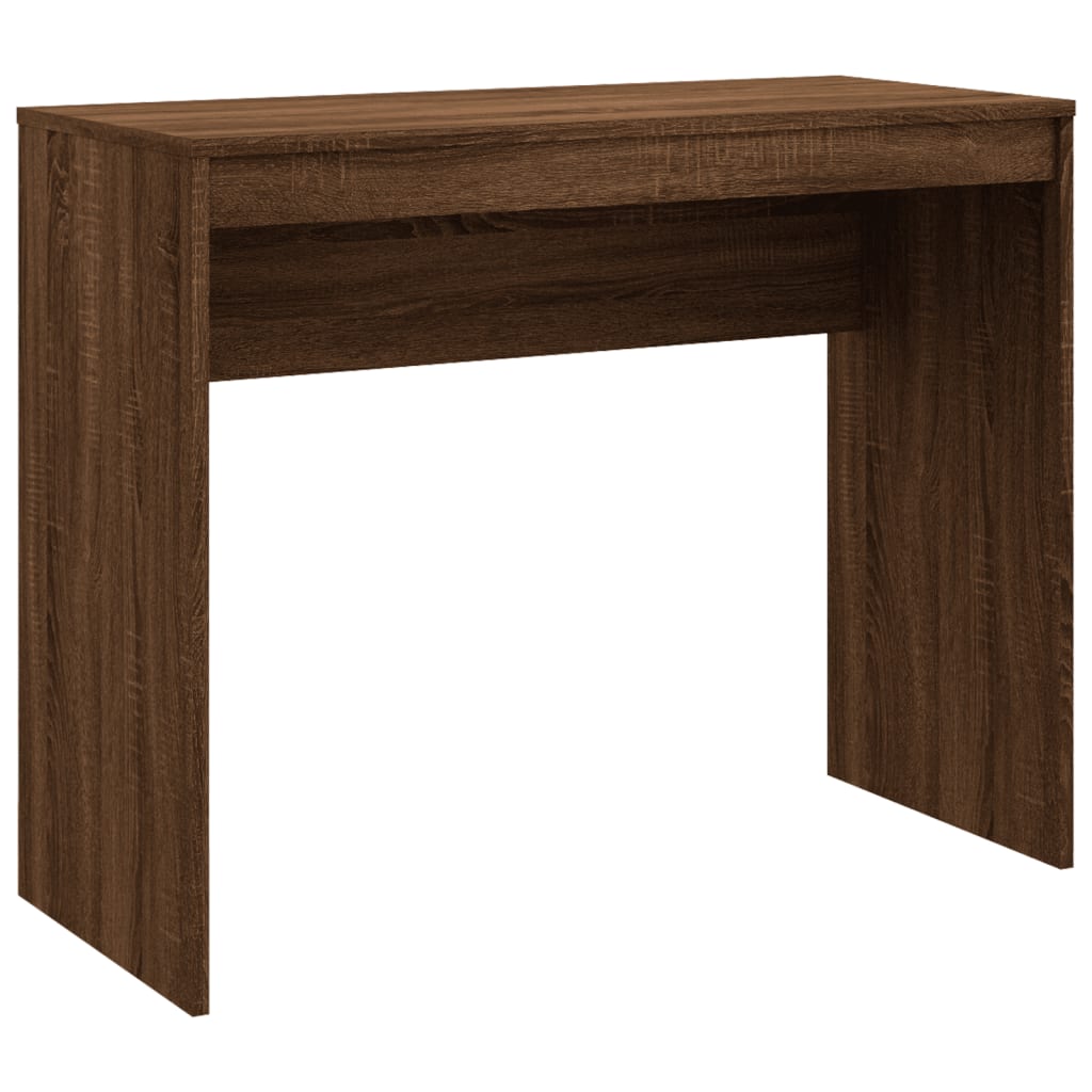 Schreibtisch Braun Eichen-Optik 90x40x72 cm Holzwerkstoff