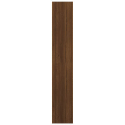 Bücherregal Braun Eichen-Optik 36x30x171 cm Holzwerkstoff