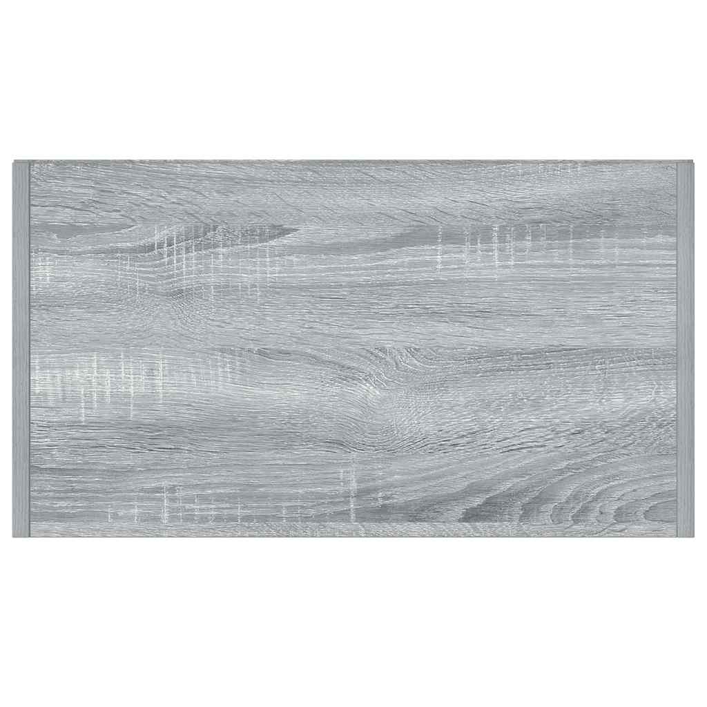 Badezimmerschrank Grau Sonoma 60x33x80 cm Holzwerkstoff