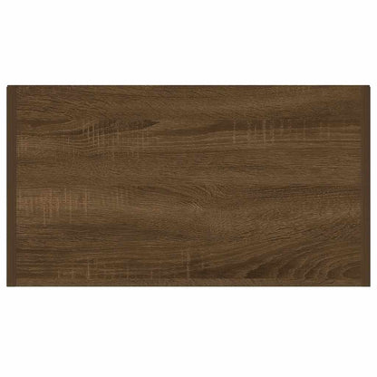 Badezimmerschrank Braun Eichen-Optik 60x33x80 cm Holzwerkstoff