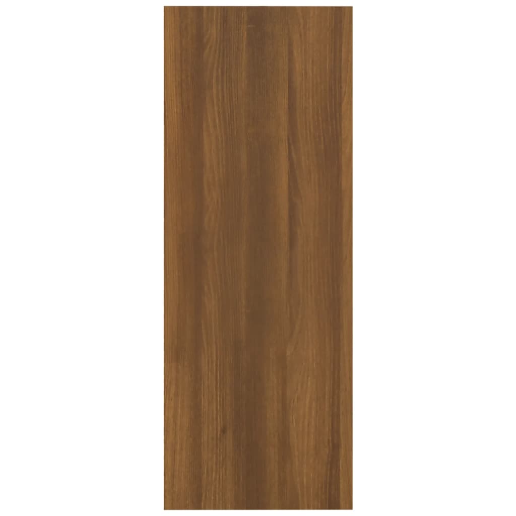 Konsolentisch Braun Eichen-Optik 105x30x80 cm Holzwerkstoff