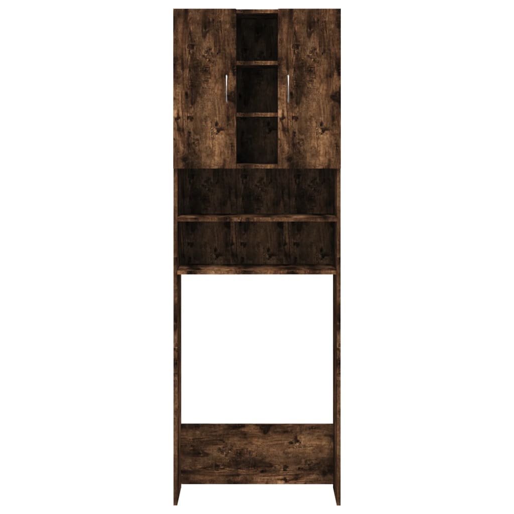 Waschmaschinenschrank Räuchereiche 64x25,5x190 cm