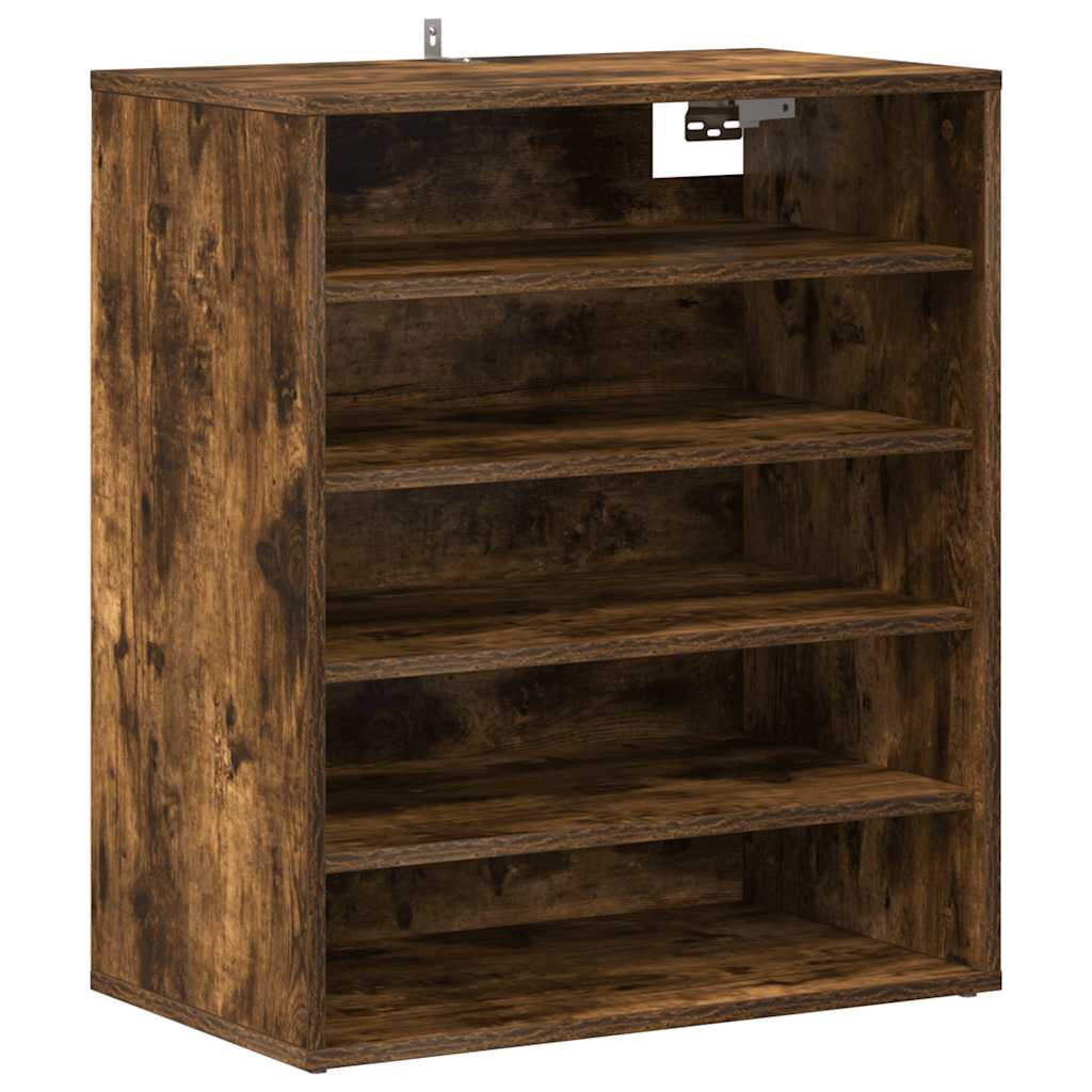 Schuhschrank Räuchereiche 60x35x70 cm Holzwerkstoff