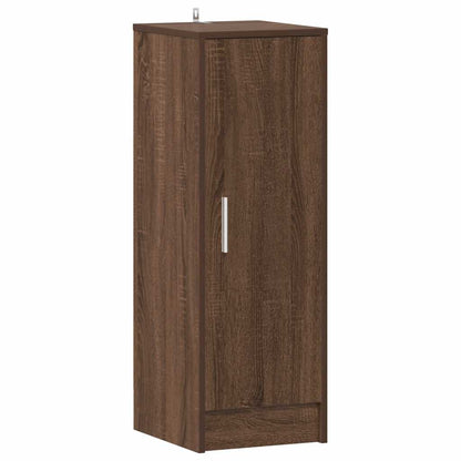 Schuhregal Braun Eichen-Optik 32x35x92 cm Holzwerkstoff
