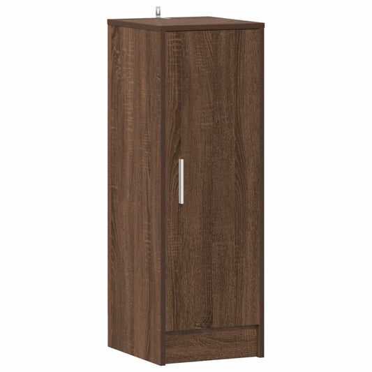 Schuhregal Braun Eichen-Optik 32x35x92 cm Holzwerkstoff