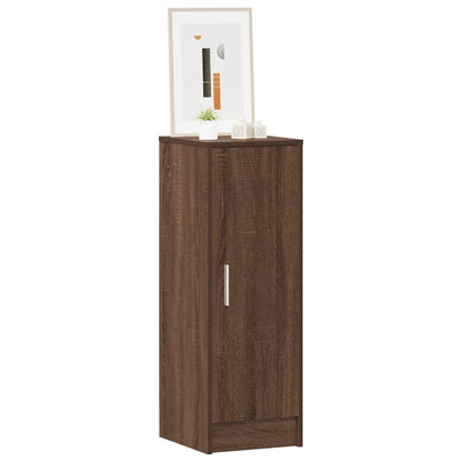Schuhregal Braun Eichen-Optik 32x35x92 cm Holzwerkstoff