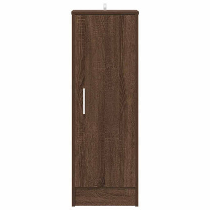 Schuhregal Braun Eichen-Optik 32x35x92 cm Holzwerkstoff