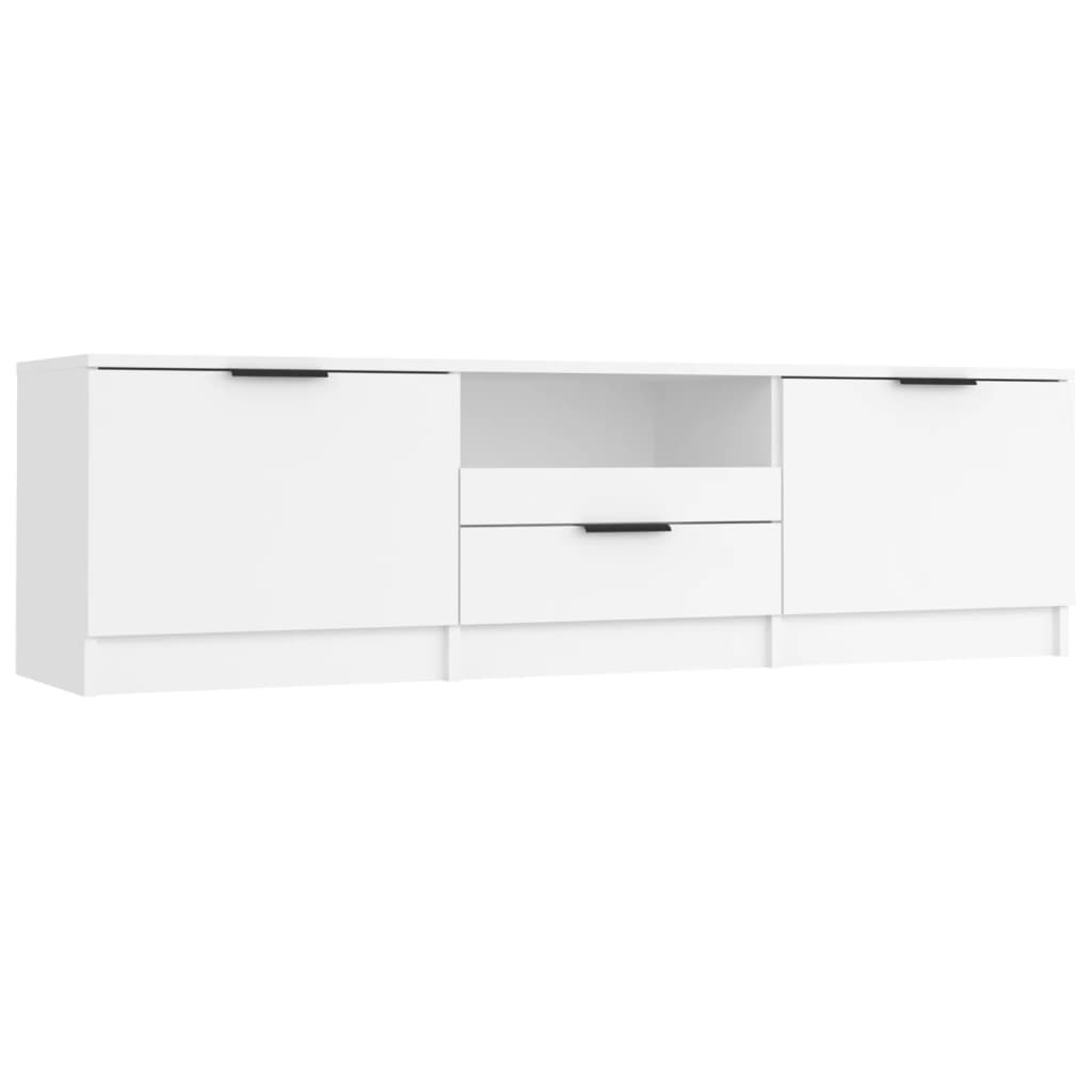 TV-Schrank Weiß 140 x 35 x 40 cm Holzwerkstoff