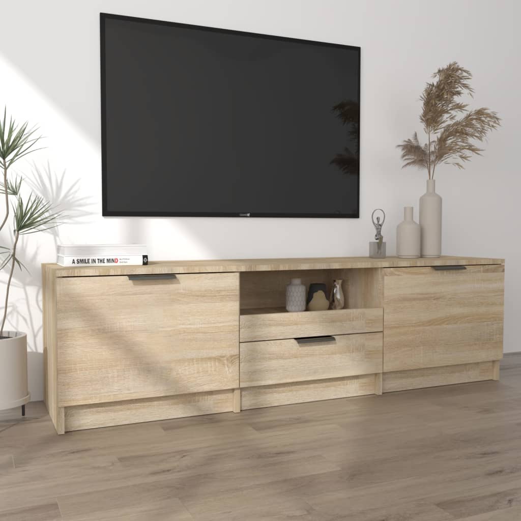 TV-Schrank Sonoma-Eiche 140 x 35 x 40 cm Holzwerkstoff