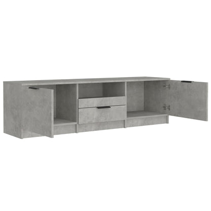TV-Schrank Betongrau 140x35x40 cm Holzwerkstoff