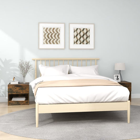 Nachttische 2 Stk. Räuchereiche Holzwerkstoff