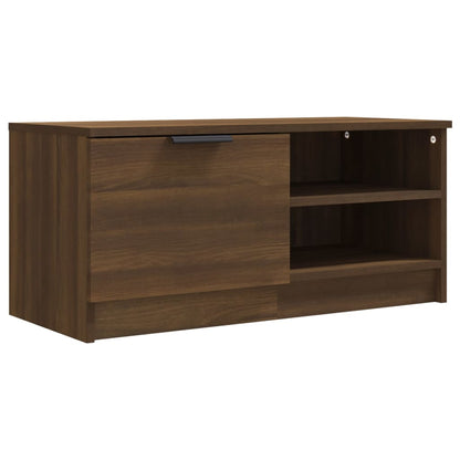 TV-Schrank Braun Eichen-Optik 80x35x36,5 cm Holzwerkstoff