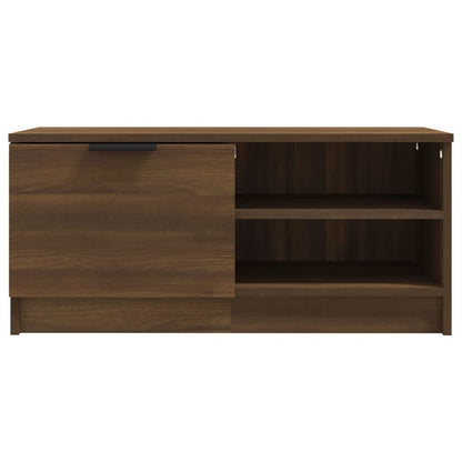 TV-Schrank Braun Eichen-Optik 80x35x36,5 cm Holzwerkstoff