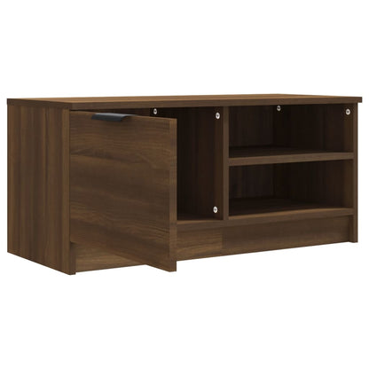 TV-Schrank Braun Eichen-Optik 80x35x36,5 cm Holzwerkstoff