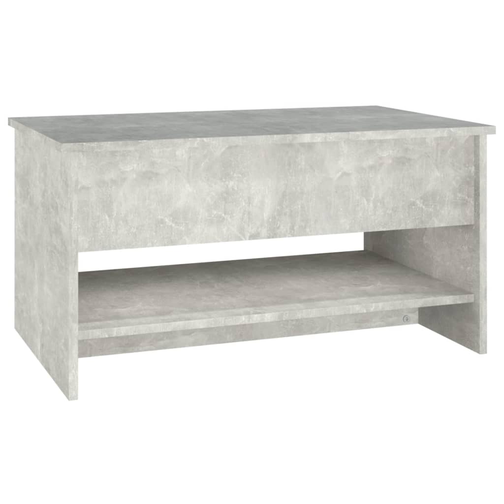 Couchtisch Betongrau 80x50x40 cm Holzwerkstoff