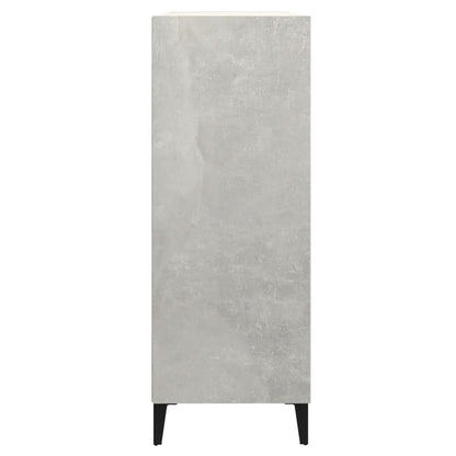 Sideboard Betongrau 69,5x32,5x90 cm Holzwerkstoff
