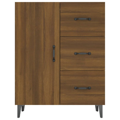 Sideboard Braun Eichen-Optik 69,5x34x90 cm Holzwerkstoff