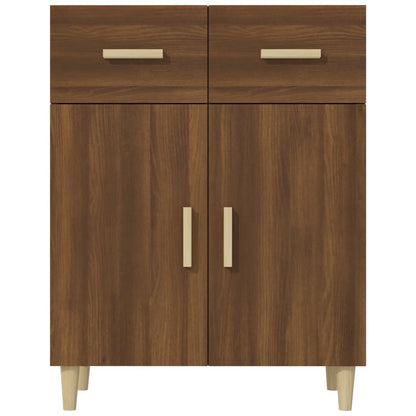 Sideboard Braun Eichen-Optik 69,5x34x89 cm Holzwerkstoff
