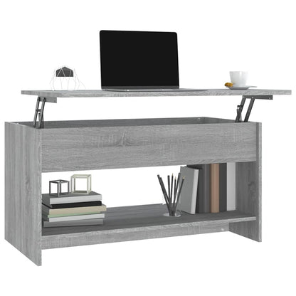 Couchtisch Grau Sonoma 102x50x52,5 cm Holzwerkstoff
